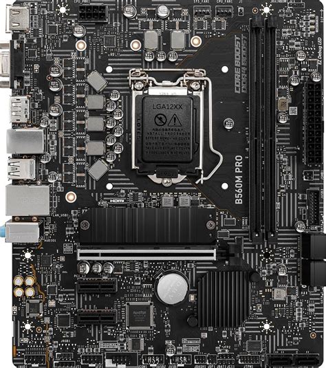 MSI Intel B560M PRO - Chipset Intel B560, Max. Memory 64GB, DDR4, PCIe ...
