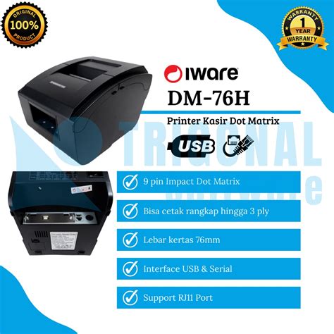 Jual Printer Kasir Dot Matrix Dm H Shopee Indonesia