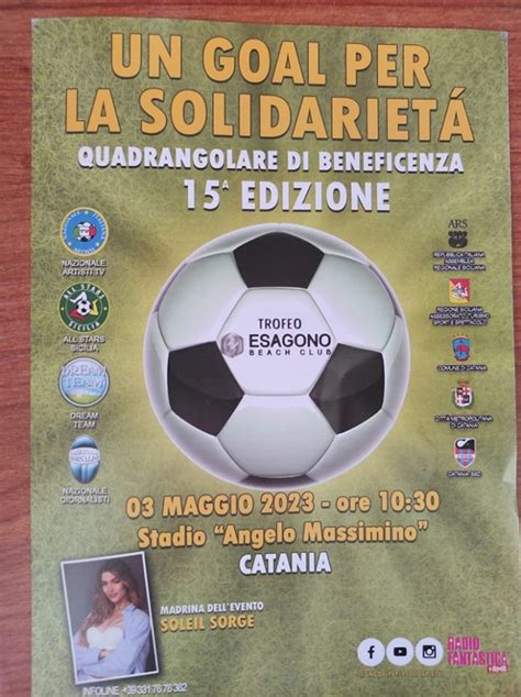 LA SICILIA Un goal per la solidarietà allo stadio Massimino tanti