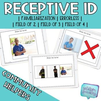 Receptive Id Of Community Helpers Boom Cards Scaffolded Digital Task Cards