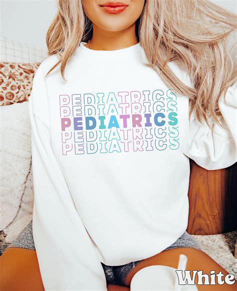 Pediatrics Sweatshirt Peds Nurse Crewneck Pediatric Nurse Sweatshirt