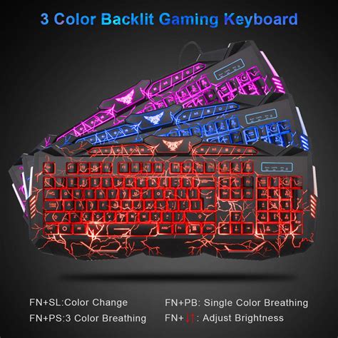 Gaming Keyboard And Mouse Combo With Headset Mftek Cr B078hz3x87