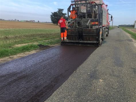 La route de Trinay fait peau neuve Saint Lyé la Forêt 45170