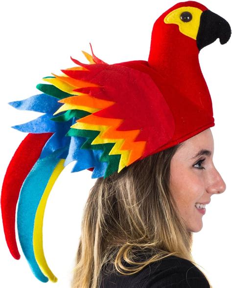 Tigerdoe Parrot Hat Parrot Hats Jimmy Buffet Novelty Hat Parrot Head Hat Hawiian Party