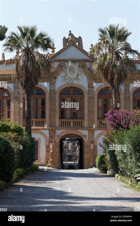 Baroque Villa Palagonia, Bagheria, Province of Palermo, Sicily, Italy Stock Photo - Alamy