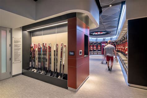 University Of Massachusetts Mullins Center Hockey Locker Room Sladen