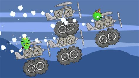 Bad Piggies SILLY MONSTER PLANE AND MONSTER HELICOPTER INVENTIONS