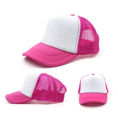 Bulk Trucker Caps Hot Pink Etsy