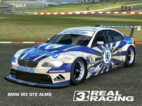 REAL RACING 3 MOD SKIN LIVERY VINLY: 2010_bmw_m3_gt2-SKIN CHELSEA FC ...