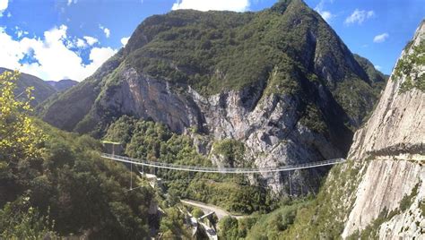 Le grand frisson en vallée d Aspe avec la passerelle du fort du