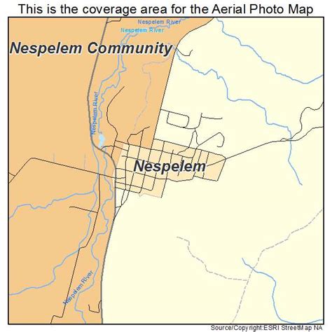 Aerial Photography Map of Nespelem, WA Washington