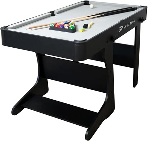 Amazon Shaarkon Mid Sized Folding Pool Table Compact And