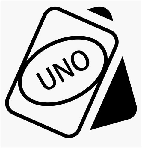 Uno Logo Png Black, Transparent Png , Transparent Png Image - PNGitem