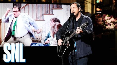 Adam Sandler Returns To SNL [VIDEO]