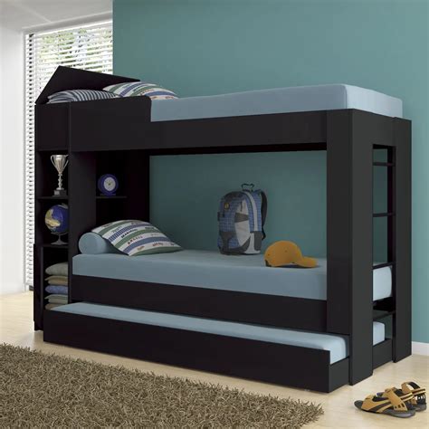 Cozy Beliche Cama Auxiliar Ditália Treliche CM 15 Preto