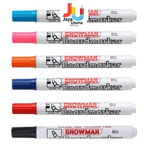 Jual Spidol Papan Tulis Whiteboard Snowman Bg 12 Shopee Indonesia