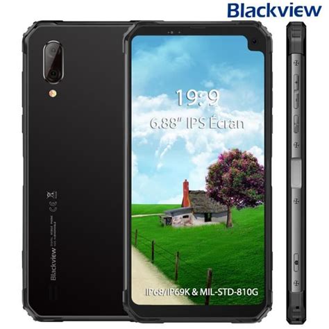 Blackview Bv Smartphone G Ip Tanche Cran Android