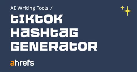 Free Ai Tiktok Hashtag Generator