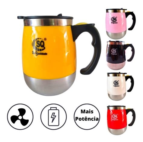 Caneca Termica Automática Mixer Inox Misturador De Bebidas MercadoLivre