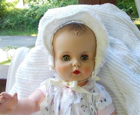 Vintage Eegee Doll`1965 24 Heavy Guage Vinyl Baby Carrieoriginal