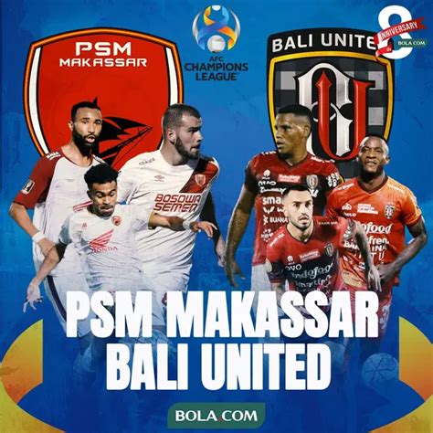 Adu Mahal Skuad PSM Makassar Vs Bali United Pada Playoff Liga Champions