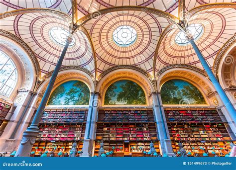 National Library of Paris, France, Interiors Editorial Stock Photo ...