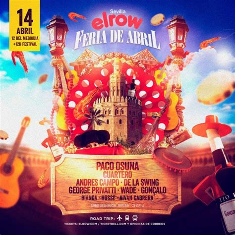 Elrow Anuncia El Cartel Para Su Evento De La Feria De Abril Con Paco