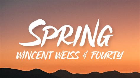 Wincent Weiss FOURTY Spring Lyrics YouTube