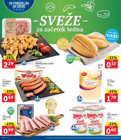 Lidl akcija Sveže za začetek tedna do 11 04 2018