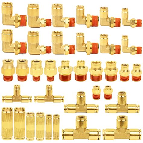 Amazon Pcs Brass Dot Air Brake Line Fitting Assortment Kit