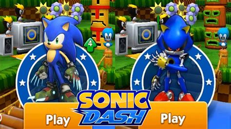 Sonic Dash Gameplay Boscage Maze Sonic Vs Metal Sonic Youtube