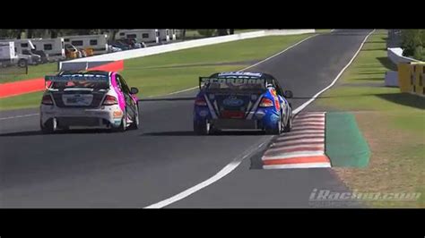 Iracing V Supercars Bathurst Fight Youtube