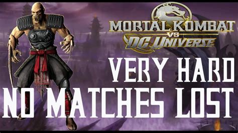 Mortal Kombat Vs DC Universe Baraka Very Hard No Matches Lost