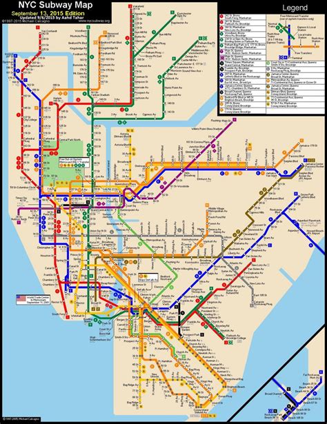 Metropolitana di New York la stazione mappa - Metropolitana stazione ...