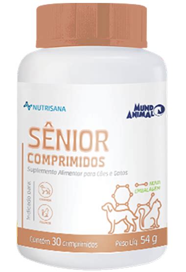 Nutrisana Senior 30 comprimidos TudoVet Produtos Veterinários