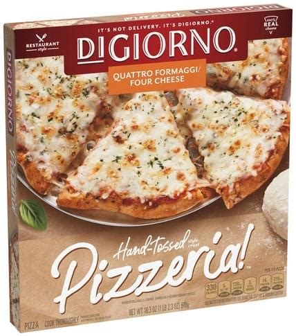 Digiorno Quattro Formaggi/Four Cheese Pizza - 18.3 oz, Nutrition Information | Innit