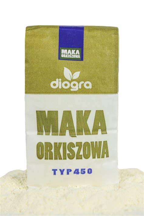 Mąka orkiszowa typ 450 1kg tortowa Diogra