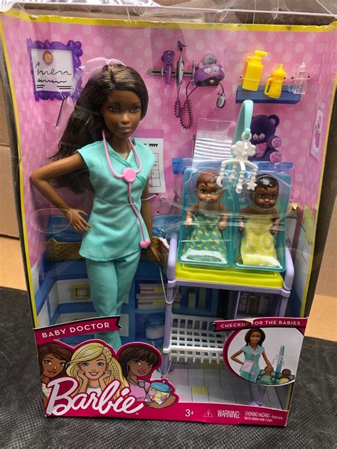 New Mattel Barbie You Can Be Anything Baby Doctor Doll Playset