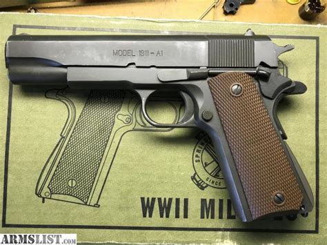 Armslist For Saletrade Springfield Armory 1911 A1 Wwii Edition 1911a1