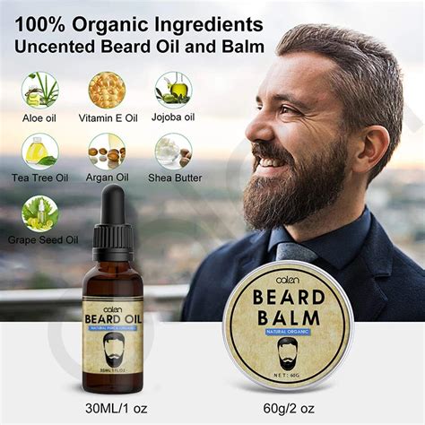 Private Label Organic Beard Growth Oil Men S Beard Balm With Brush Beard Grooming Kit Buy