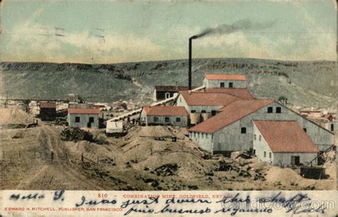 Combination Mine Goldfield, NV Postcard