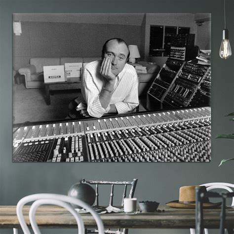 Phil Collins In The Studio Canvas Print Or Poster Canvas Art Rocks