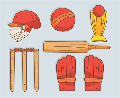 Cricket Stump Vector At Collection Of Cricket Stump