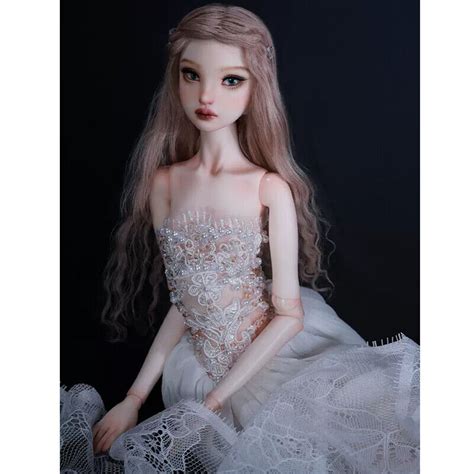 Bjd Doll Girl Supermodel Resin Bare Ball Jointed Face Makeup Eyes