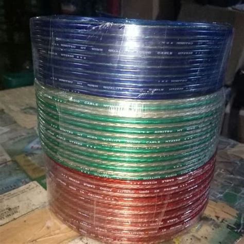 Jual Kabel Serabut Transparan 2x30 1 Roll 30 Meter Serabut Tebal