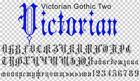 Caligraf A Blackletter G Tico Arte Fuente Flourishe Azul Texto Logo