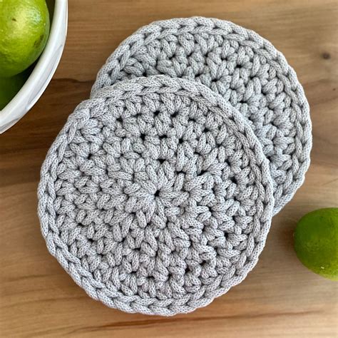 Handmade Round Crochet Trivet Farmhouse Trivet Modern Farmhouse