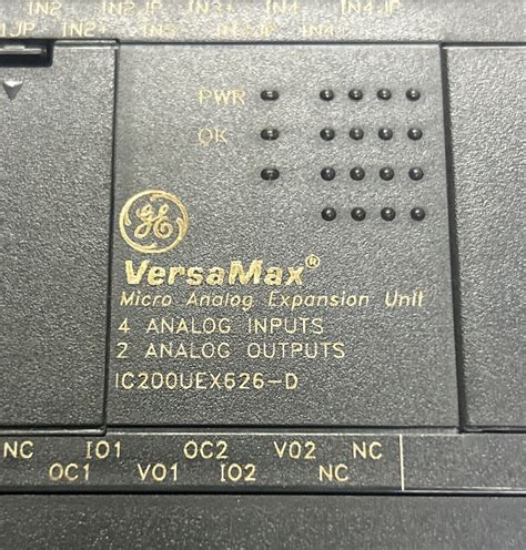 Ge Fanuc Ic Uex D Versamax Analog Expansion Unit Ebay