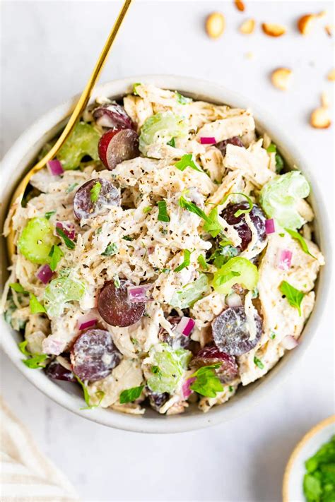 Greek Yogurt Chicken Salad Eating Bird Food