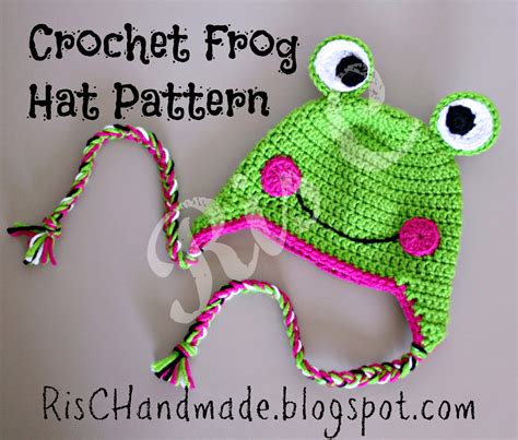 Risc Handmade Crochet Frog Hat Pattern